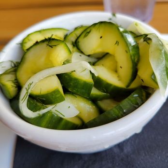 Hobnob - Cucumber salad - Sandwiches Near Me - Richmond, Virginia Hobnob - Cucumber salad - Sandwiches Near Me - Richmond, Virginia