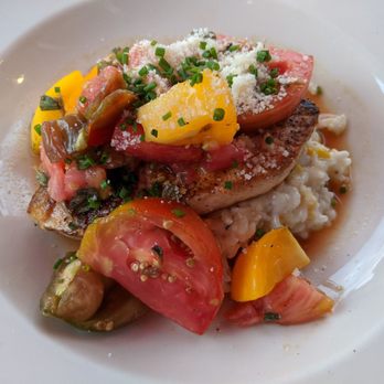The Red Cat Kitchen - Swordfish with lobster risotto - New American Near Me - Oak Bluffs, Massachusetts The Red Cat Kitchen - Swordfish with lobster risotto - New American Near Me - Oak Bluffs, Massachusetts