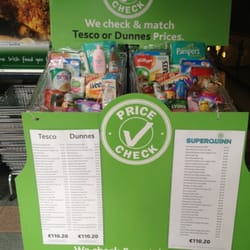 Superquinn - This is interesting. I always thought Dunnes was cheaper!