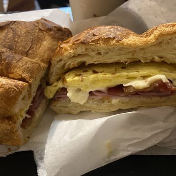 Jenny's Donuts & Croissants - Egg, ham, bacon and cheese croissant - Donuts Near Me - Paramount, California Jenny's Donuts & Croissants - Egg, ham, bacon and cheese croissant - Donuts Near Me - Paramount, California