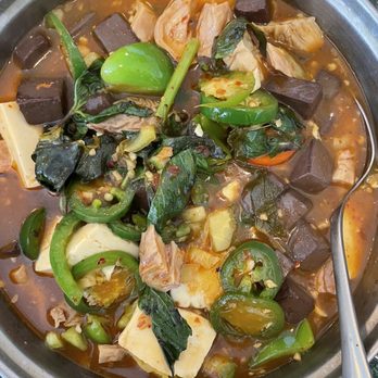 Szechuan First Restaurant - Pork Intestines in Hot Pot - Szechuan Near Me - Kent, Washington