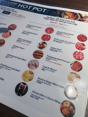 Menu photo 1 Happy Lamb Hot Pot Westminster, CA