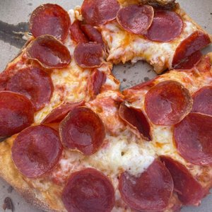 Photo of Pizzicata - Carefree, AZ, United States. Small Pepperoni Pizza...after my first bite