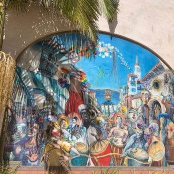 Granada Garage - Interesting murals - Parking Near Me - Santa Barbara, California