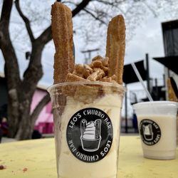 Leo’s Churro Bar - Cinnamon Toast Crunch churro sundae