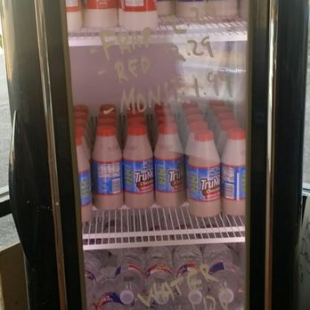 Kais Donuts - Offerings of milks and water, 1%, whole,  and chocolate - Donuts Near Me - Bryan, Texas