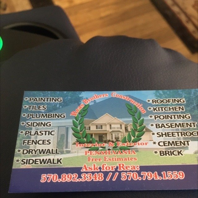 Slide of Rea Brothers Construction