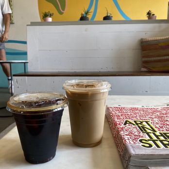 Succulent Coffee Roasters - cold brew & latte with succulent syrup - Coffee & Tea Near Me - Laguna Beach, California