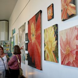 Roberta Ahrens Studio - Roberta Ahren's featured show at Usher Gallery.