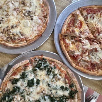 Eddie's Pizza & Pasta - three different pizzas - Caterers Near Me - Marion, North Carolina