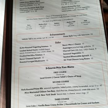 Orange Hill Restaurant & Events - Menu Part 2 of 2 - Steakhouses Near Me - Orange, California