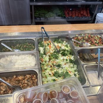 Cafe Bravo - Side + salad - Middle Eastern Near Me - Glendale, California