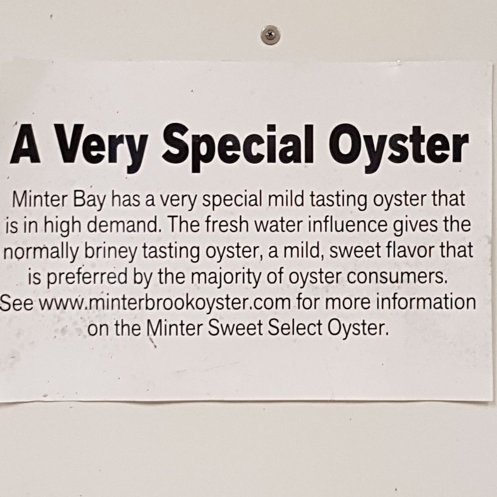 Minterbrook Oyster - Seafood Markets Near Me - Gig Harbor, Washington Minterbrook Oyster - Seafood Markets Near Me - Gig Harbor, Washington
