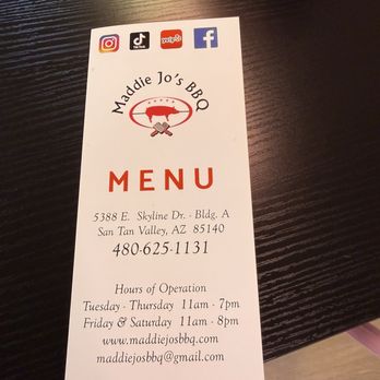 Maddie Jo’s BBQ - Barbeque Near Me - San Tan Valley, Arizona Maddie Jo’s BBQ - Barbeque Near Me - San Tan Valley, Arizona