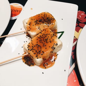 Sapporo Teppanyaki - Sweet salty tofu skewer - Japanese Near Me - Glasgow, GLG