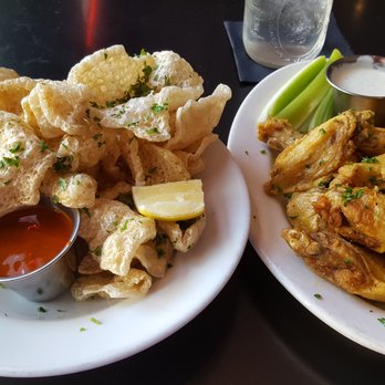 Flatiron - Deep fried goodness. Chicharrones and lemon pep wings. - Sports Bars Near Me - San Rafael, California