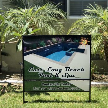 East Long Beach Pool And Spa - Lawn sign featuring OUR POOL! - Pool Cleaners Near Me - Long Beach, California East Long Beach Pool And Spa - Lawn sign featuring OUR POOL! - Pool Cleaners Near Me - Long Beach, California