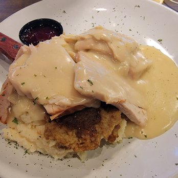 Metro Grill and Bar - Turkey and dressing with mash potatoes. - American Near Me - Joliet, Illinois