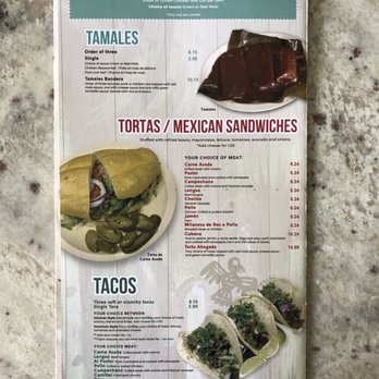 La Pasadita - menu - Mexican Near Me - Gainesville, Florida