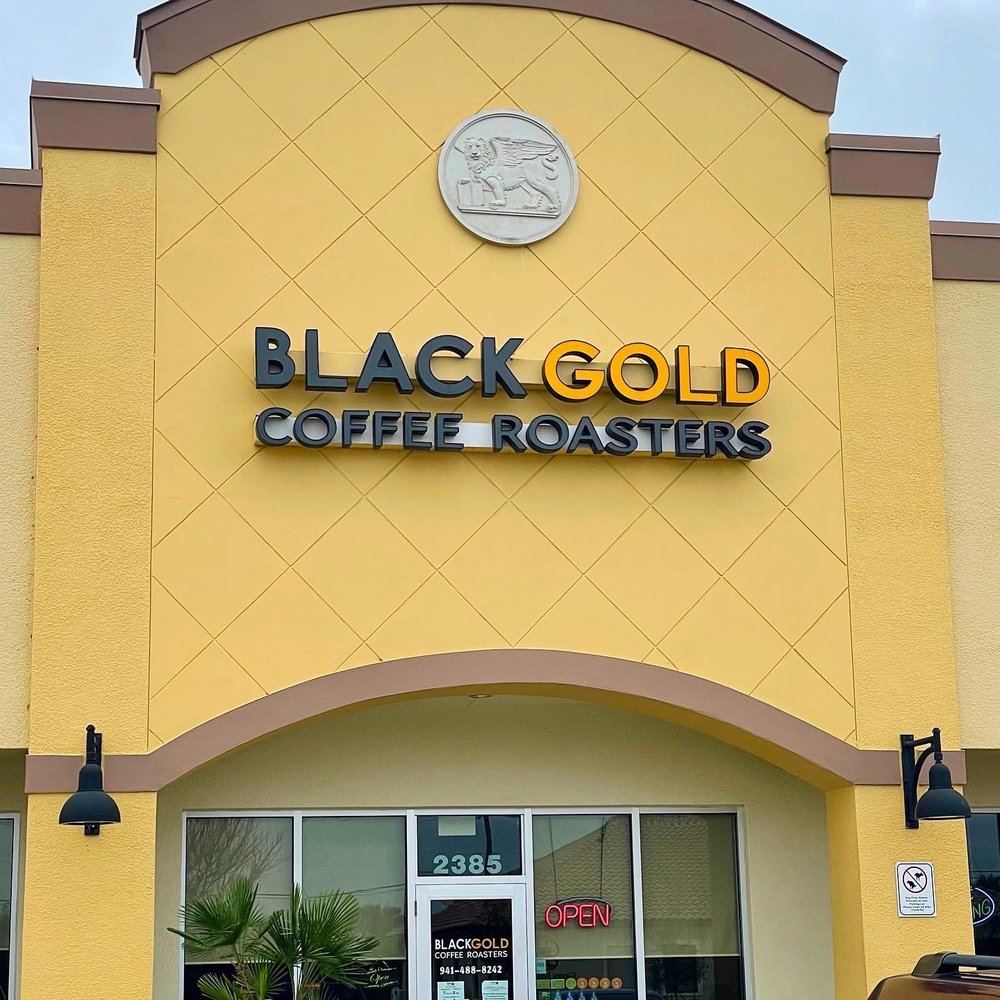 Black Gold Coffee Roasters - Outside entrance - Coffee & Tea Near Me - Venice, Florida Black Gold Coffee Roasters - Outside entrance - Coffee & Tea Near Me - Venice, Florida