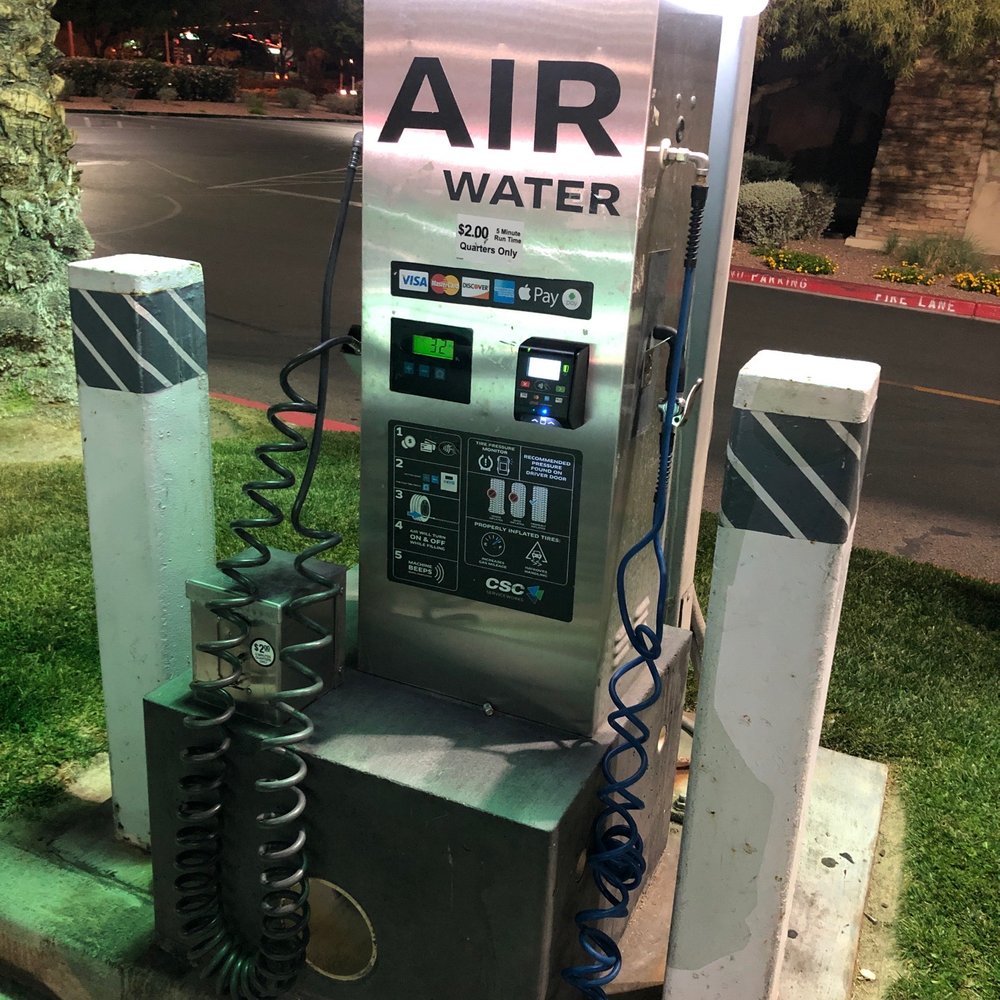 an air water pump at night an air water pump at night