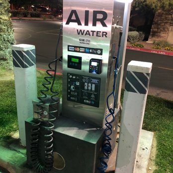 Chevron - an air water pump at night - Gas Stations Near Me - Las Vegas, Nevada
