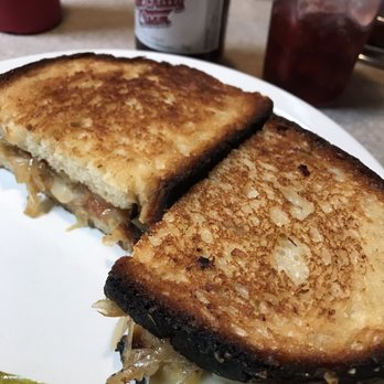 Franks Diner - Homemade bread, melted gruyere and carmelized onions. - Diners Near Me - Kenosha, Wisconsin