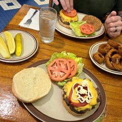 Taby's Burger House - The delicious burger spread
