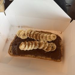 Meg A Latte Coffee House - Nutella Banana toast