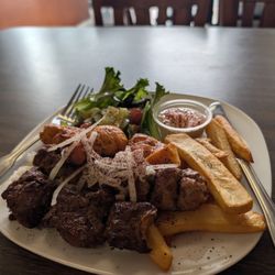 Combination kabab plate