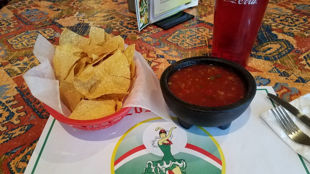 The delicious Salsa was just right, not to mild or to hot.. Yelp