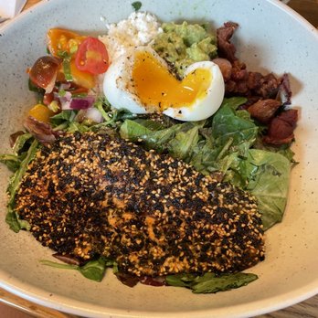Mahi’ai Table - Furikake Salmon Cobb - Cocktail Bars Near Me - Kapolei, Hawaii Mahi’ai Table - Furikake Salmon Cobb - Cocktail Bars Near Me - Kapolei, Hawaii
