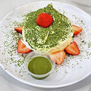 Fluffy Fluffy - matcha tiramisu pancake - Pancakes Near Me - Elk Grove, California Fluffy Fluffy - matcha tiramisu pancake - Pancakes Near Me - Elk Grove, California