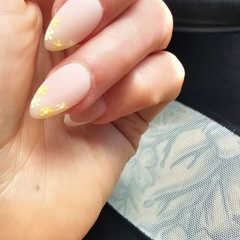 Stella Nails & Spa - Birthday Mani, with french twist flower petals - Nail Salons Near Me - Parker, Colorado Stella Nails & Spa - Birthday Mani, with french twist flower petals - Nail Salons Near Me - Parker, Colorado