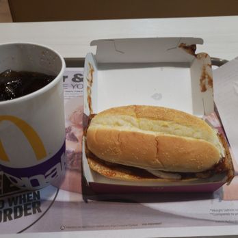 McDonald's - Only sammich worth a damn is the short lived McRib...sigh... - Fast Food Near Me - Carson, California