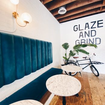 The Goods - Lots of plants. Cute table and seating area. - Donuts Near Me - Carlsbad, California The Goods - Lots of plants. Cute table and seating area. - Donuts Near Me - Carlsbad, California