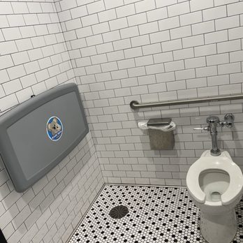Your Pie Pizza - Bathroom with baby changing area - Pizza Near Me - McDonough, Georgia