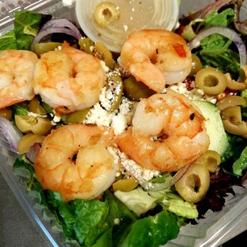 D'Italia Restaurant - Greek salad with shrimp - Italian Near Me - Avenel, New Jersey D'Italia Restaurant - Greek salad with shrimp - Italian Near Me - Avenel, New Jersey