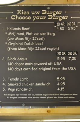 Menu photo 1 Burger Time Amsterdam, NH