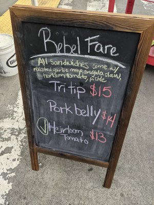 Menu photo 1 Rebel Fare Oakland, CA