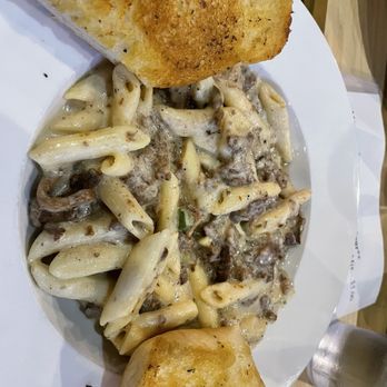 Sports Break - Philly cheesesteak Alfredo - Sports Bars Near Me - Greenwood, South Carolina Sports Break - Philly cheesesteak Alfredo - Sports Bars Near Me - Greenwood, South Carolina
