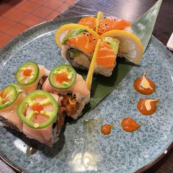 Zen Z Sushi - yellowtail delight and alaskan roll - Sushi Bars Near Me - Brea, California Zen Z Sushi - yellowtail delight and alaskan roll - Sushi Bars Near Me - Brea, California
