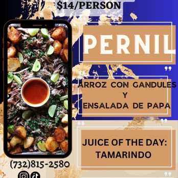 Rosa's Cafe - TODAY'S SPECIAL IS:
08/25/23
PERNIL/ARROZ CON GANDULES/ ENSALADA DE PAPA
FOR THE BUFFET! - Latin American Near Me - Avenel, New Jersey Rosa's Cafe - TODAY'S SPECIAL IS:
08/25/23
PERNIL/ARROZ CON GANDULES/ ENSALADA DE PAPA
FOR THE BUFFET! - Latin American Near Me - Avenel, New Jersey