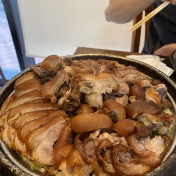 Sa Rit Gol - Gouk Pal- pork feet! Was utterly amazed at how much meat there was. Meat was tender and juicy! - Korean Near Me - Fort Lee, New Jersey Sa Rit Gol - Gouk Pal- pork feet! Was utterly amazed at how much meat there was. Meat was tender and juicy! - Korean Near Me - Fort Lee, New Jersey