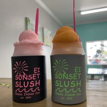 Sunset Slush - two cups of ice cream - Desserts Near Me - Emerald Isle, North Carolina Sunset Slush - two cups of ice cream - Desserts Near Me - Emerald Isle, North Carolina
