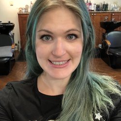 G's Studio East Hair Design - I started with faded teal
