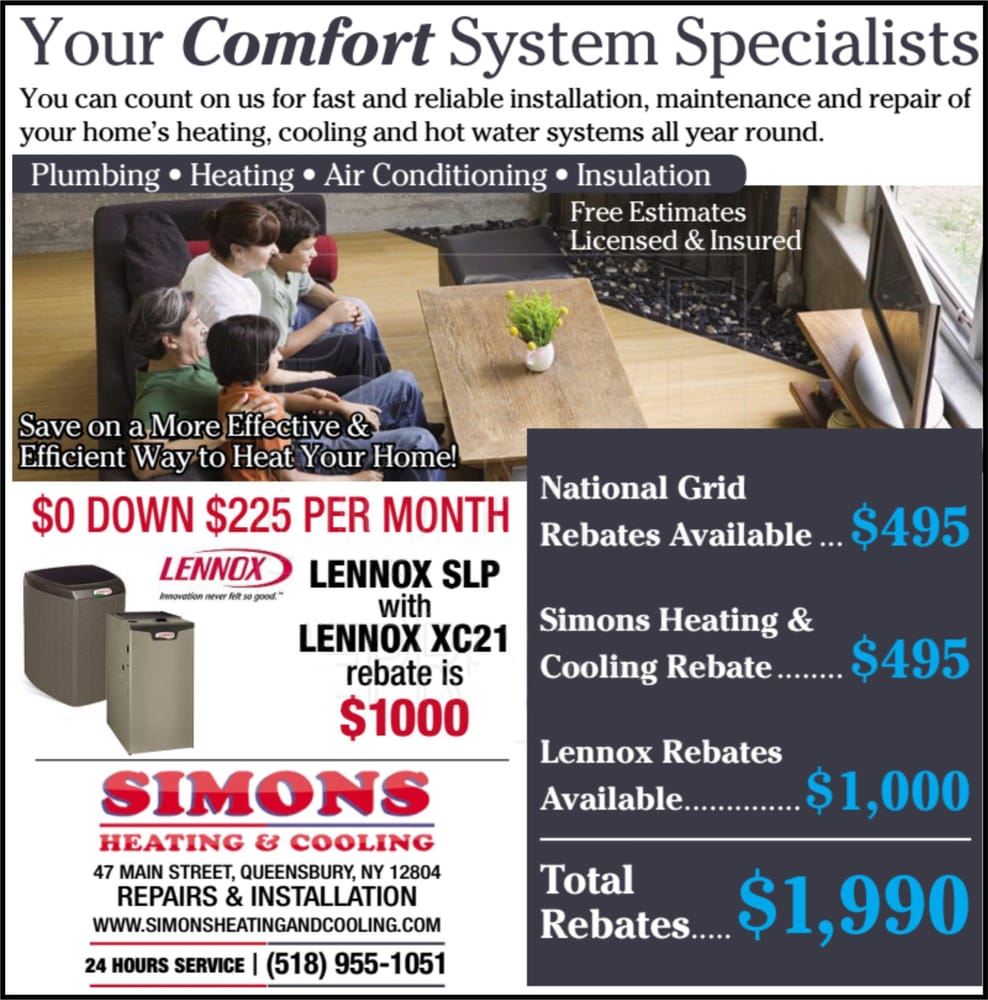 Slide of Simons Heating & Cooling