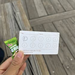 All Seasons Spa - Punch card & complimentary candy :)