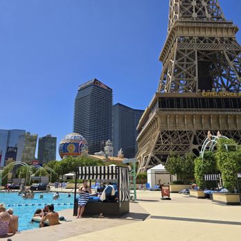 Pool Á Paris - View from just in front of our day bed. - Swimming Pools Near Me - Las Vegas, Nevada Pool Á Paris - View from just in front of our day bed. - Swimming Pools Near Me - Las Vegas, Nevada