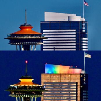 Space Needle - Space Needle during evening and dusk - Landmarks & Historical Buildings Near Me - Seattle, Washington Space Needle - Space Needle during evening and dusk - Landmarks & Historical Buildings Near Me - Seattle, Washington